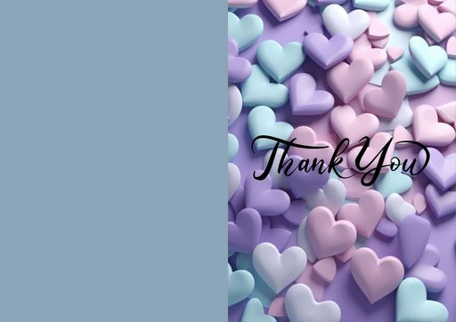 Thankyou greeting card - card no 3331113