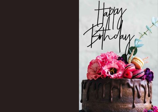 Happy Birthday Greeting card - card no 76191