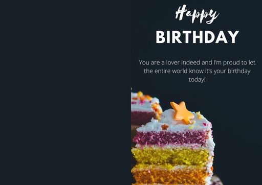 Happy Birthday Greeting card - card no 999888