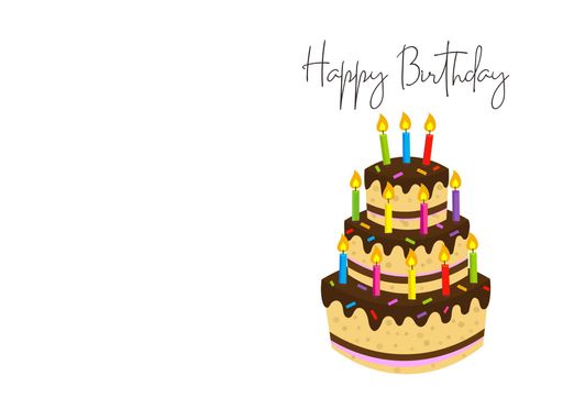 Happy Birthday Greeting card - card no 550055