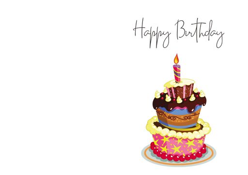Happy birthday greeting card - card no 9991117