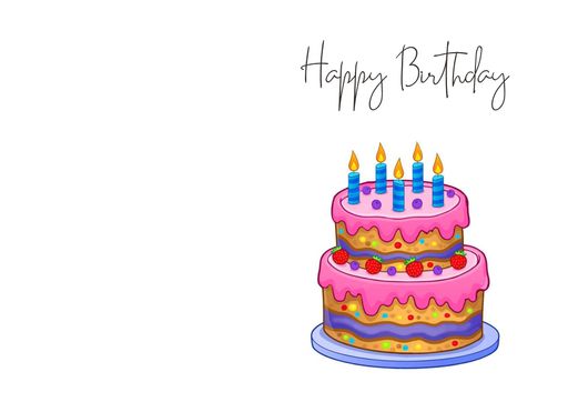 Happy Birthday Greeting card - card no 22331