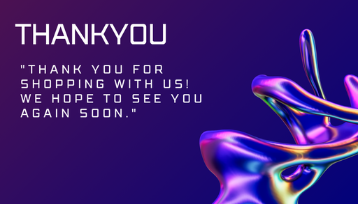 Thankyou business visiting card - card no 667665