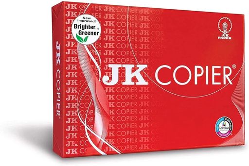 JK COPIER PAPER || 75 GSM || A4 SIZE PAPER || 1 REAM || 500 SHEETS || ISHU DESIRE CARDS ONLINE STORE 