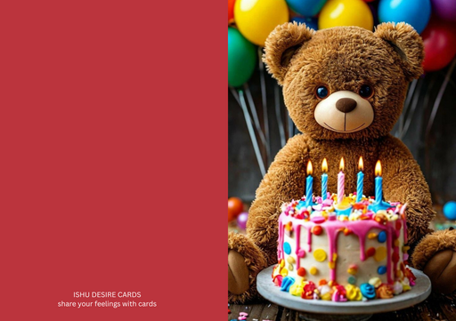 Happy birthday greeting card - card no 0096691