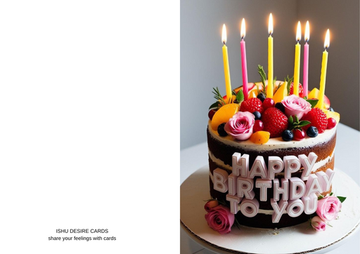 Happy Birthday Greeting card - card no 08836911