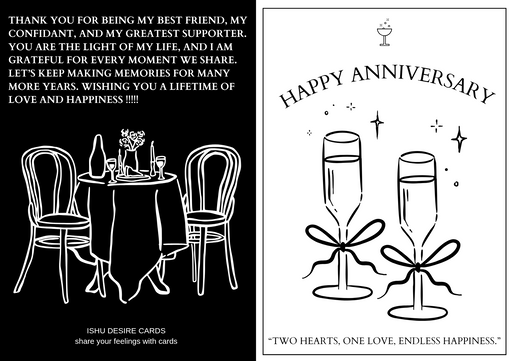Happy Anniversary day wish cards - no 888