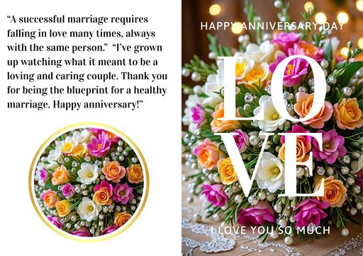 Happy Anniversary wish card - no 3322332