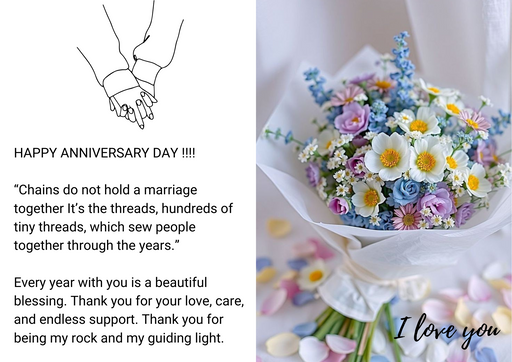 Happy anniversary wish card - 7787886