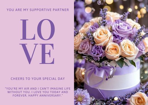 Happy Anniversary wish card - no 11200986