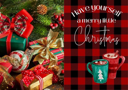 merry Christmas greeting card - Ishu desire cards creations no 445566778