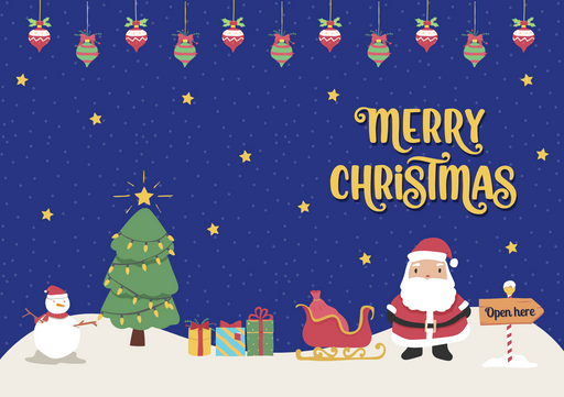 Merry Christmas greeting card - Ishu desire cards creations no 344155673