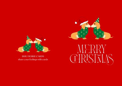 Merry Christmas greeting card - Ishu desire cards creations no 4554554