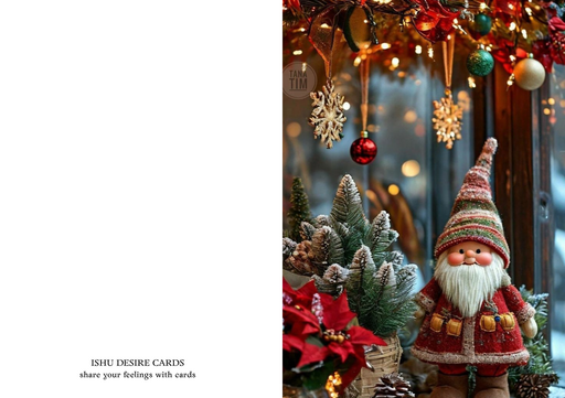 Merry Christmas greeting card - Ishu desire cards creations no 3443456