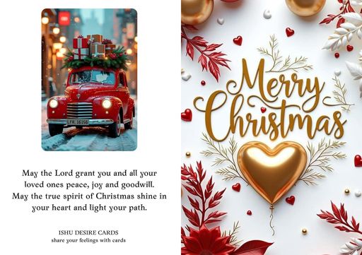 Merry Christmas greeting card - Ishu desire cards creations no 5009867