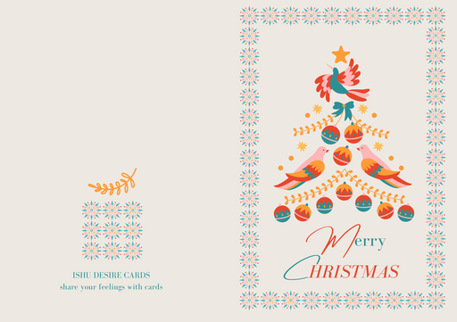 Merry Christmas greeting card - Ishu desire cards creations no 5665778
