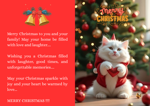 Merry Christmas greeting card - Ishu desire cards creations no 13314511