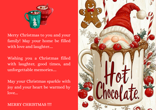 Merry Christmas greeting card - Ishu desire cards creations no 09970971