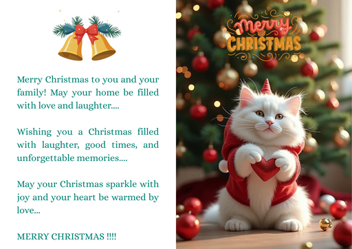 Merry Christmas greeting card - Ishu desire cards creations no 56615661