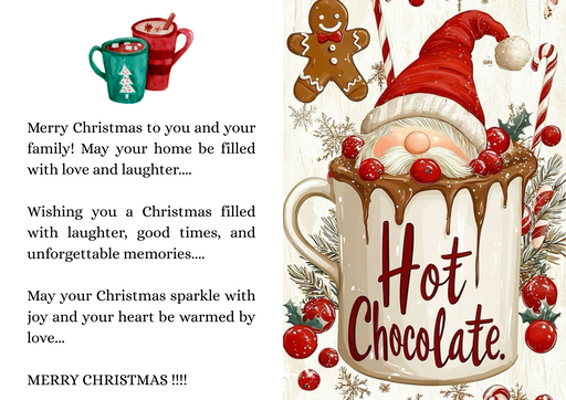 Merry Christmas greeting card - Ishu desire cards creations no 09117382
