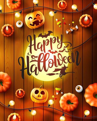 Halloween wish cards