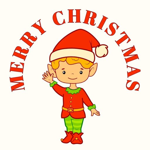 christmas round sticker - 100x100 mm festival packaging label - 1 pack 2 bundles | Ishu desire cards brand - CS_04