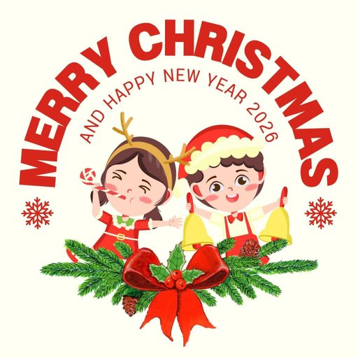 christmas round sticker - 100x100 mm festival packaging label - 1 pack 2 bundles | Ishu desire cards brand - CS_11