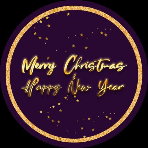 christmas round sticker - 100x100 mm festival packaging label - 1 pack 2 bundles | Ishu desire cards brand - CS_12