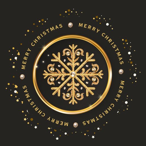 christmas round sticker - 100x100 mm festival packaging label - 1 pack 2 bundles | Ishu desire cards brand - CS_691