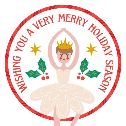 christmas round sticker - 100x100 mm festival packaging label - 1 pack 2 bundles | Ishu desire cards brand - CS_0090