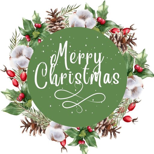 christmas round sticker - 100x100 mm festival packaging label - 1 pack 2 bundles | Ishu desire cards brand - CS_04811100