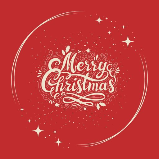 christmas round sticker - 100x100 mm festival packaging label - 1 pack 2 bundles | Ishu desire cards brand - CS_70072