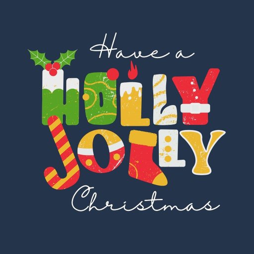 christmas round sticker - 100x100 mm festival packaging label - 1 pack 2 bundles | Ishu desire cards brand - CS_50