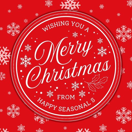 christmas round sticker - 100x100 mm festival packaging label - 1 pack 2 bundles | Ishu desire cards brand - CS_44987767