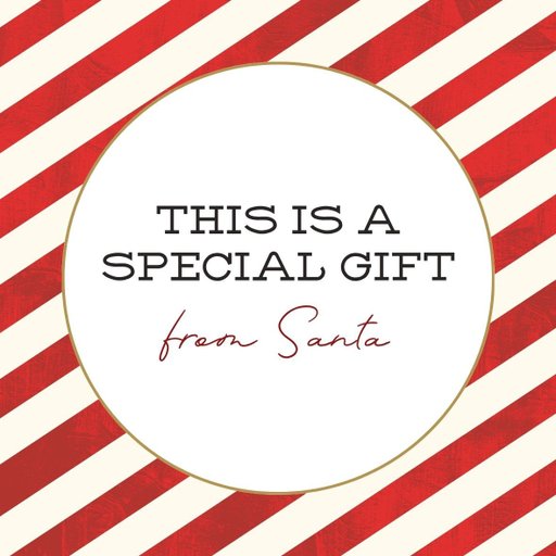 christmas round sticker - 100x100 mm festival packaging label - 1 pack 2 bundles | Ishu desire cards brand - CS_688101