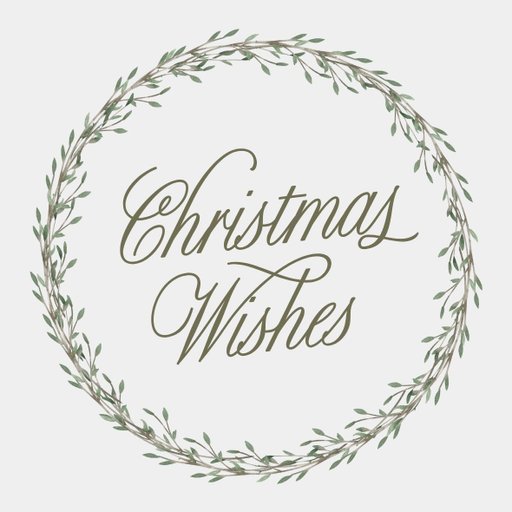 christmas round sticker - 100x100 mm festival packaging label - 1 pack 2 bundles | Ishu desire cards brand - CS_3000111