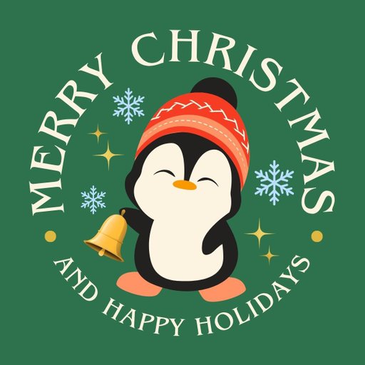 christmas round sticker - 100x100 mm festival packaging label - 1 pack 2 bundles | Ishu desire cards brand - CS_200001