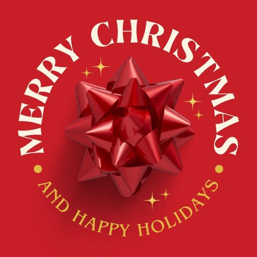 christmas round sticker - 100x100 mm festival packaging label - 1 pack 2 bundles | Ishu desire cards brand - CS_766