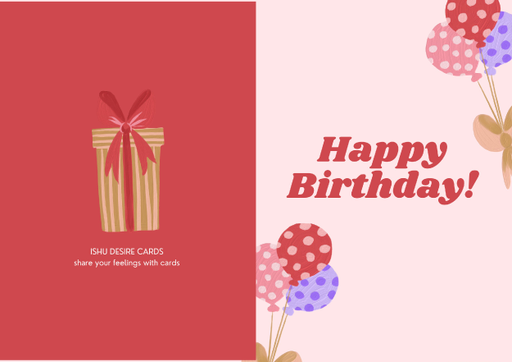 Happy Birthday Greeting card - card no 7000