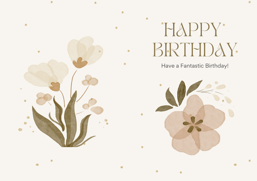 Happy Birthday Greeting card - card no 899001