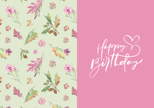 Happy Birthday Greeting card - card no 4000011