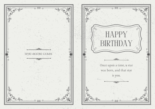 Happy Birthday Greeting card - card no 7888111