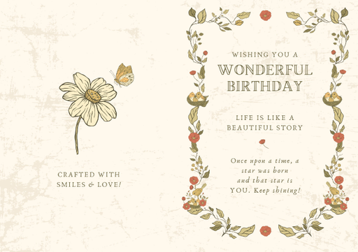Happy Birthday Greeting card - card no 501