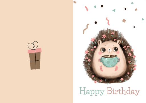 Happy Birthday Greeting card - card no 60033