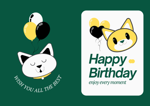 Happy Birthday Greeting card - card no 64443