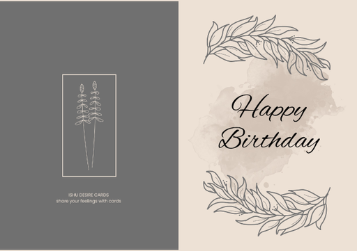 Happy Birthday Greeting card - card no 4555000964