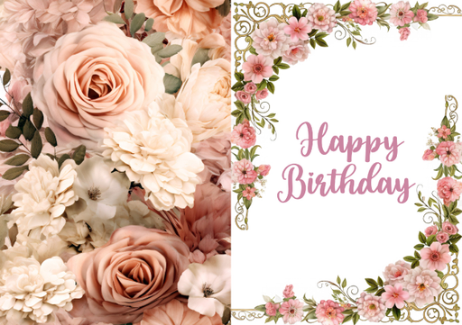 Happy Birthday Greeting card - card no 60010011