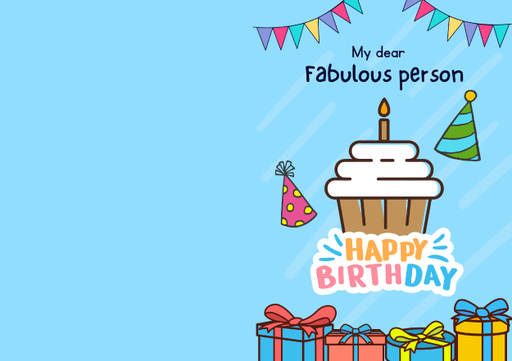 Happy Birthday Greeting card - card no 6000521111