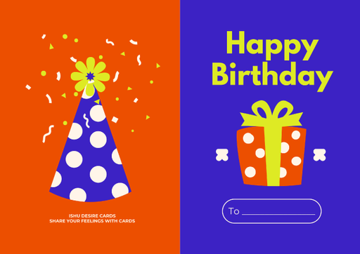 Happy Birthday Greeting card - card no 60075002