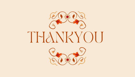 Thankyou business card - 101